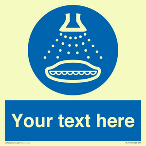 Custom start water spray in launch sequence